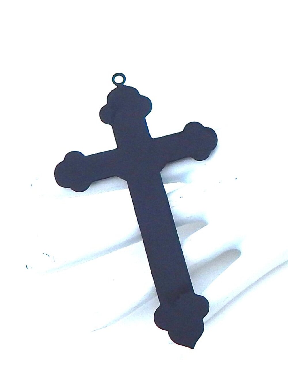 GASOLINE GLAMOUR SCALLOPED CROSS RING ✞✟